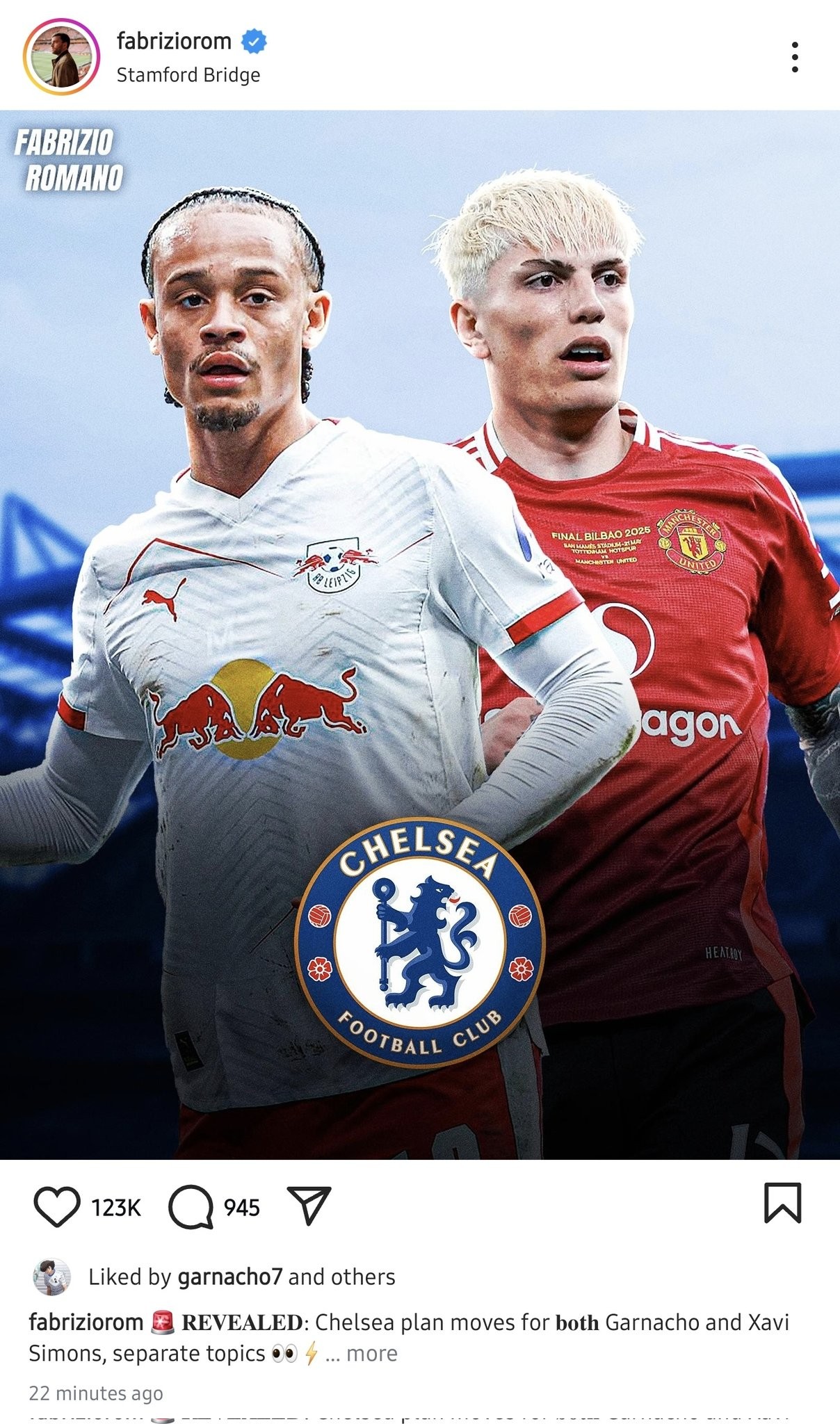 切尔西目标引进一名右脚边锋包括加纳乔在内共四个人选的简单介绍  第2张