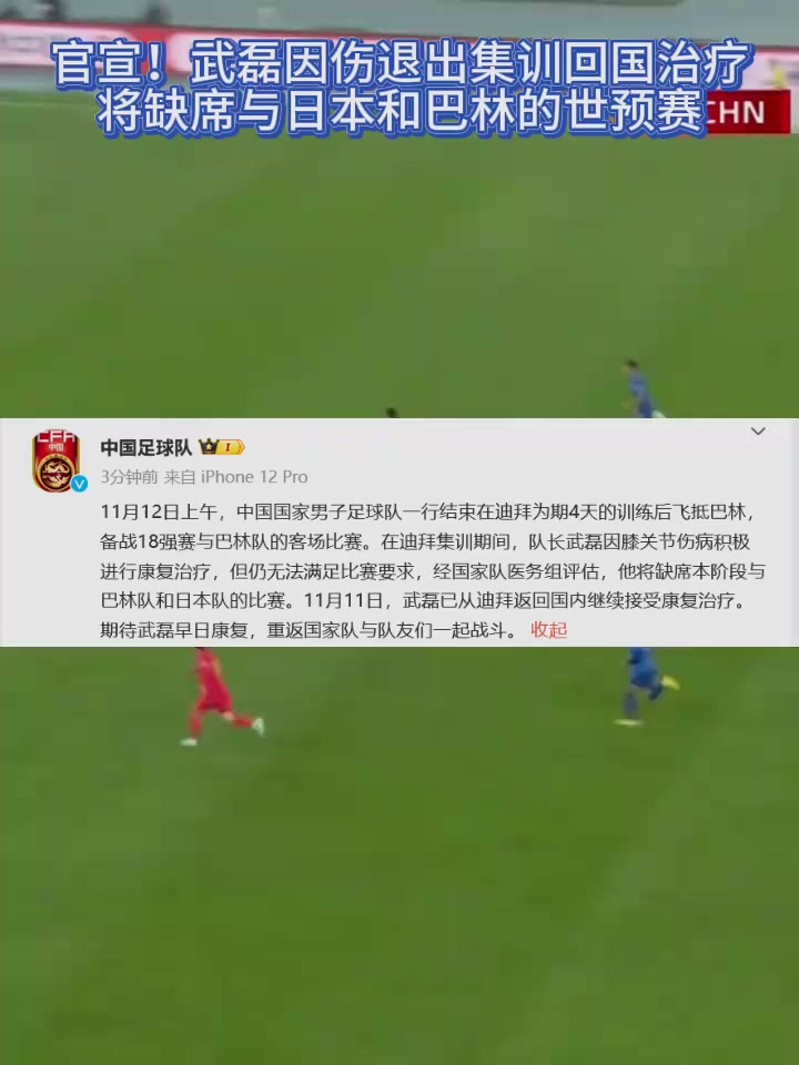 武磊因伤无缘国足生死战退出本期集训的简单介绍  第1张