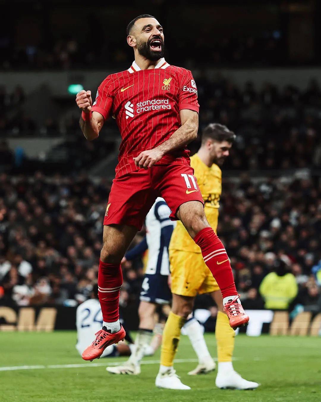 萨拉赫英超历史射手榜排第五打进186球